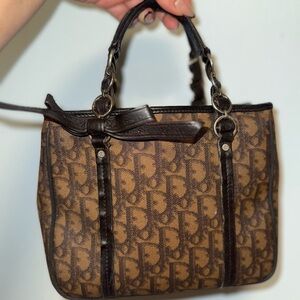 Brown Patterned Women's Bag